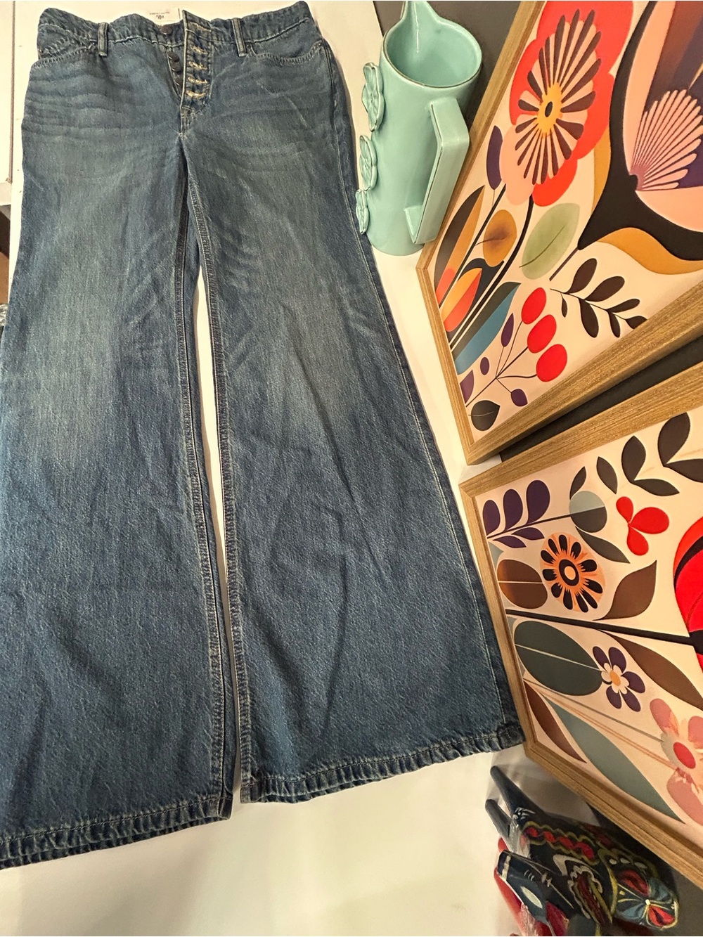 NWT Ralph Lauren flared bottom Jeans size 8